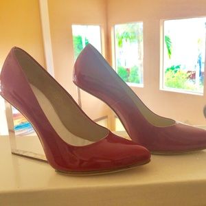 Margela x HM.Red shoes. EUR 38, US7